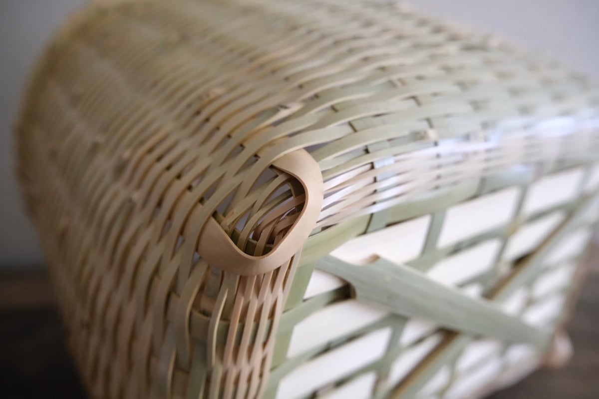 東 浩章 竹籠（買い物籠）/ Bamboo Shopping Basket | 月花 onli