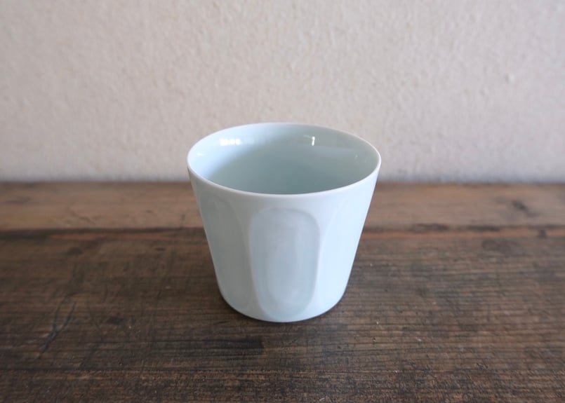 竜山窯 五嶋竜也 青白磁カップB / Blue porcelain cup B | 月花 on