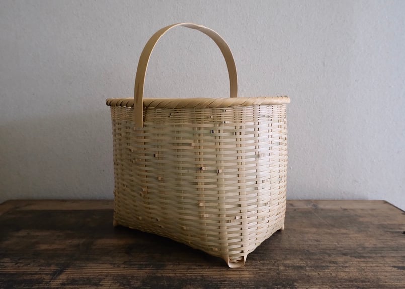 東 浩章 竹籠（買い物籠）/ Bamboo Shopping Basket | 月花 onli