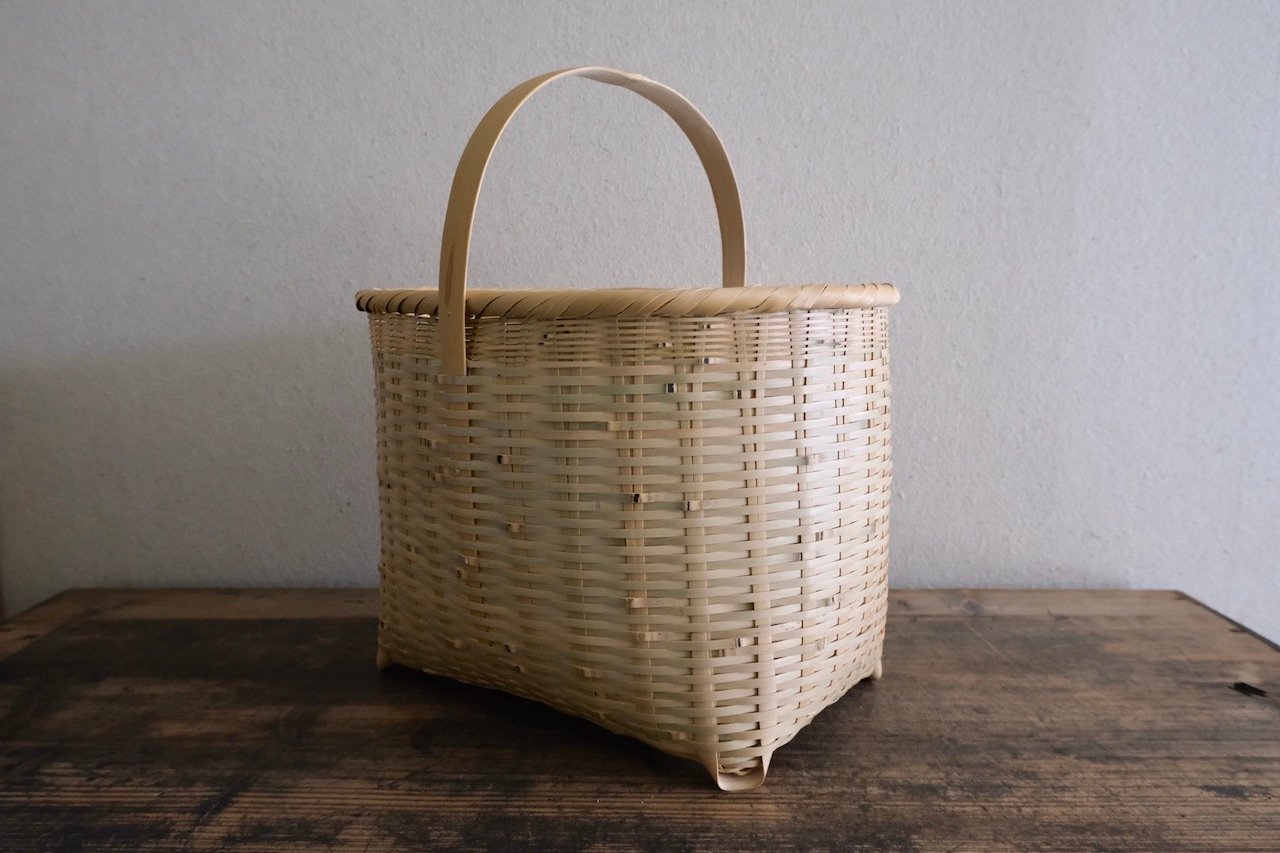 東 浩章 竹籠（買い物籠）/ Bamboo Shopping Basket | 月花 onli