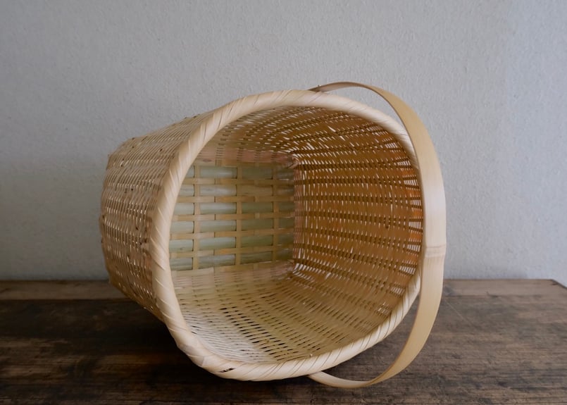 東 浩章 竹籠（買い物籠）/ Bamboo Shopping Basket | 月花 onli