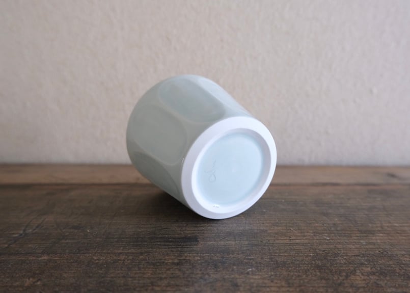竜山窯 五嶋竜也 青白磁カップB / Blue porcelain cup B | 月花 on