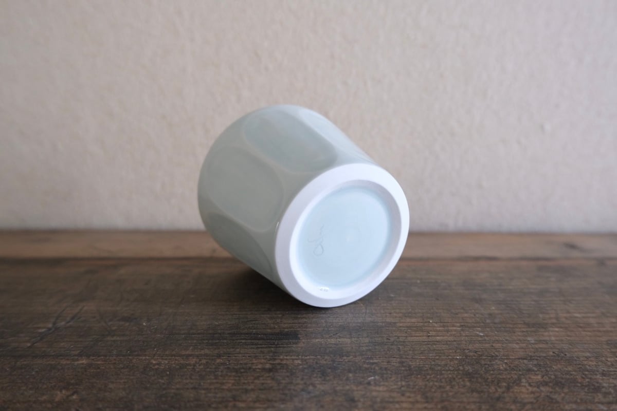 竜山窯 五嶋竜也 青白磁カップB / Blue porcelain cup B | 月花 on