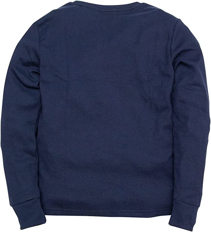 ワッフルサーマルTEE(NAVY) ワッフル編みサーマル L/SL T-shirts ／ INDIGO – TMT OFFICIAL