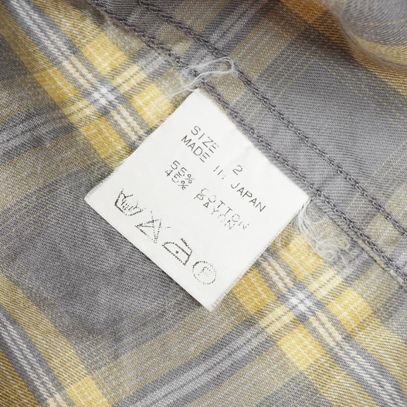 MARKAWARE サイズ2 マーカウェア チェックシャツ 長袖シャツ RU  