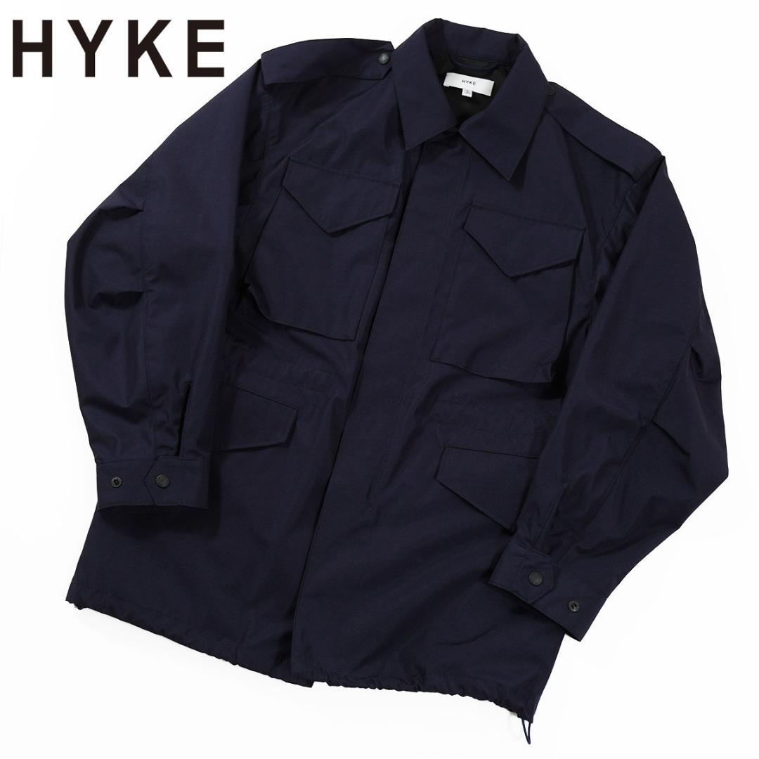 HYKE ハイク 未使用タグ付き M-51フィールドジャケット/ネイビー1