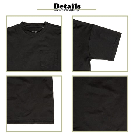 ドライストレッチ 吸水速乾 無地 Tシャツ/ブラック(4color)