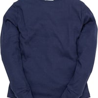 サーマル ワッフル クルーネック ロングTシャツ /Navy(4color)