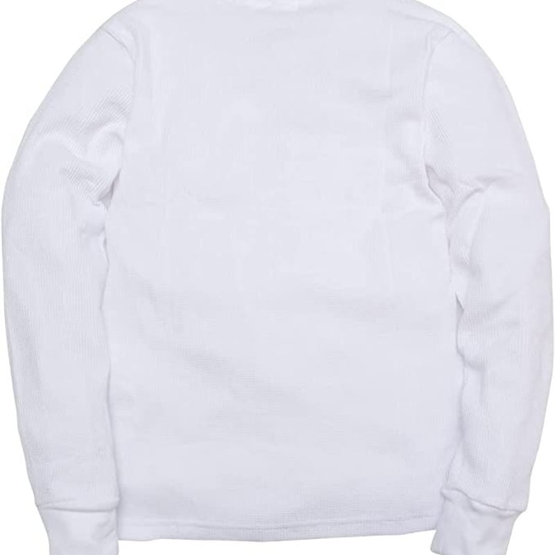 サーマル ワッフル ヘンリーネック ロンT/White(4color) | denim set