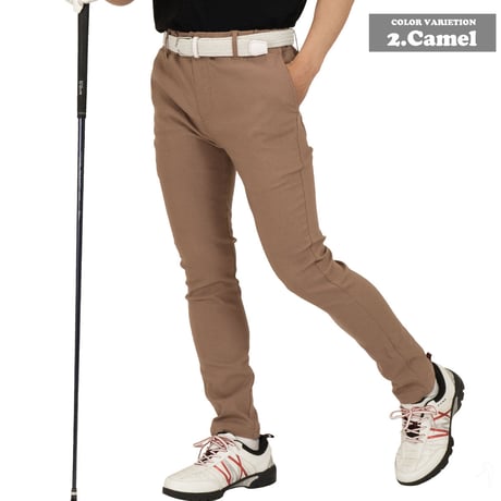 ゴルフ スーパーストレッチ 超伸縮 4P ゴルフ パンツ/Camel(3color)