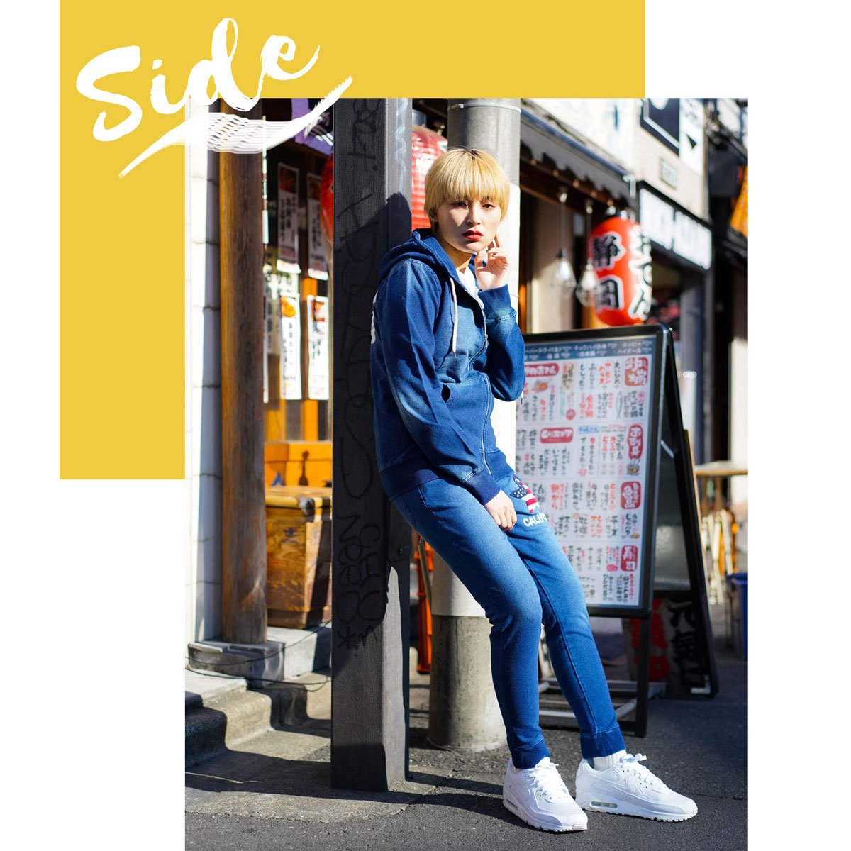 N－サガラ星条旗 デニム セットアップ ユニセックス/Navy(2color