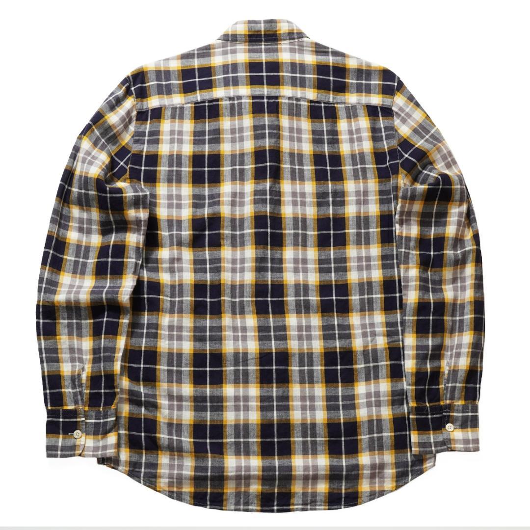 A.P.C. イエローチェックネルシャツ　Mサイズ A.P.C. イエローチェックネルシャツ Mサイズ A.P.C. イエロー