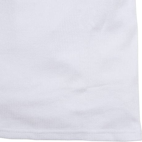 サーマル ワッフル ヘンリーネック ロンT/White(4color)