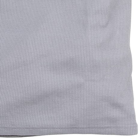 サーマル ワッフル クルーネック ロングTシャツ /Gray(4color)