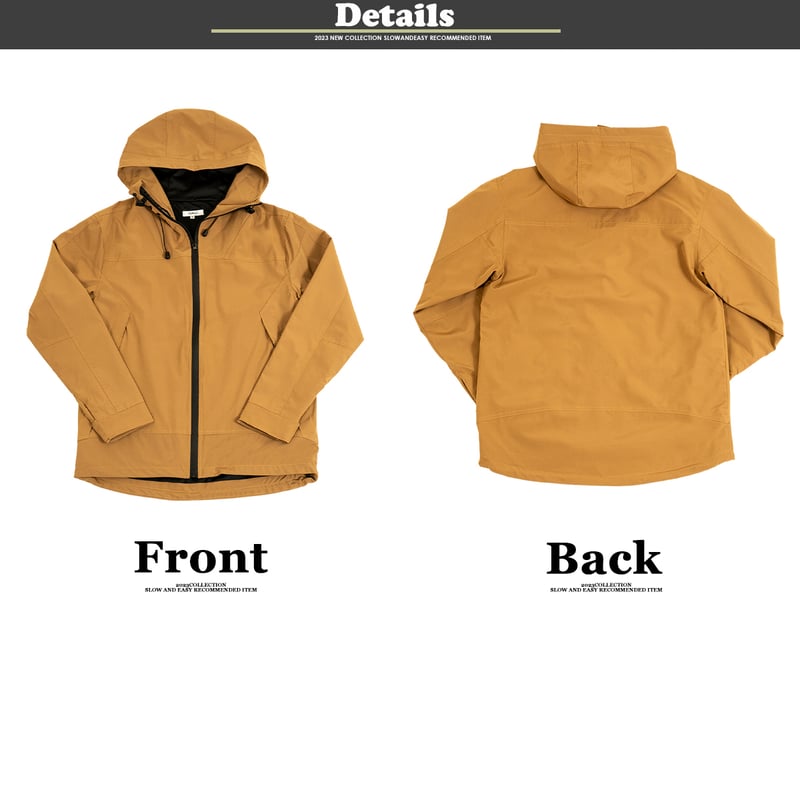 防風ジップ マウンテンパーカー/ベージュ(全4色) | denim setup 防風ジップ マウンテンパーカー/ベージュ(全4色) | denim setup
