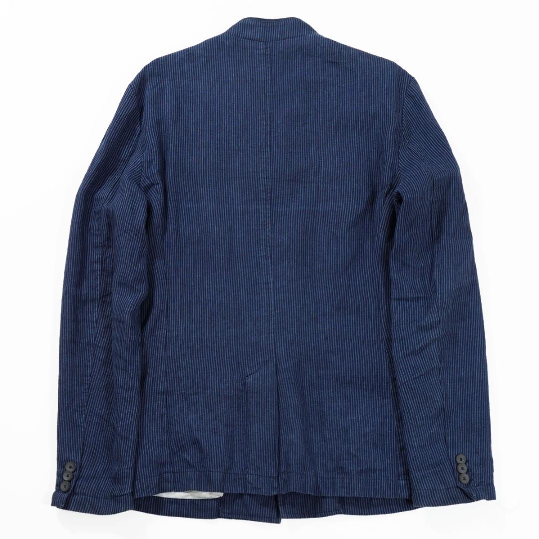 ZARA MAN マオカラー テーラード ジャケット 麻ジャケ 46(M) RU ZARA MAN マオカラー テーラード ジャケット 麻ジャケ 46(M) RU