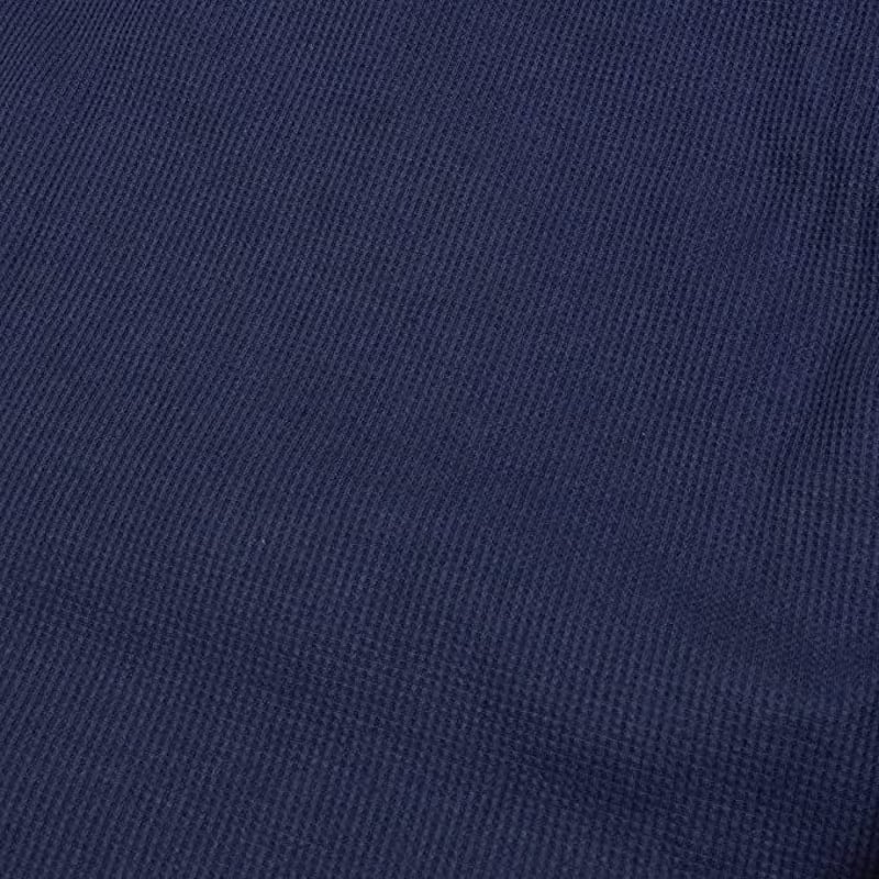ワッフルサーマルTEE(NAVY) サーマル ワッフル クルーネック ロングTシャツ /Navy(4color