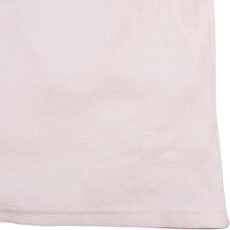 サーマル ワッフル ヘンリーネック ロンT/Pink(4color)
