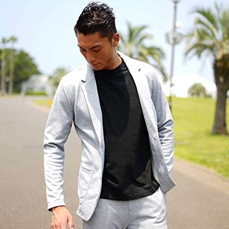 グレー テーラードジャケット スウェット素材 ARCADE（アーケード） ジャケット テーラードジャケット テーラード