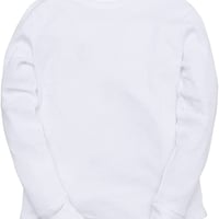 サーマル ワッフル クルーネック ロングTシャツ /White(4color)