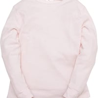 サーマル ワッフル クルーネック ロングTシャツ /Pink(4color)