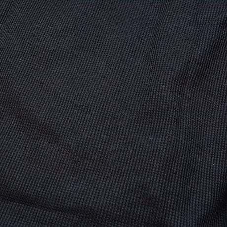 サーマル ワッフル クルーネック ロングTシャツ /Black(4color)