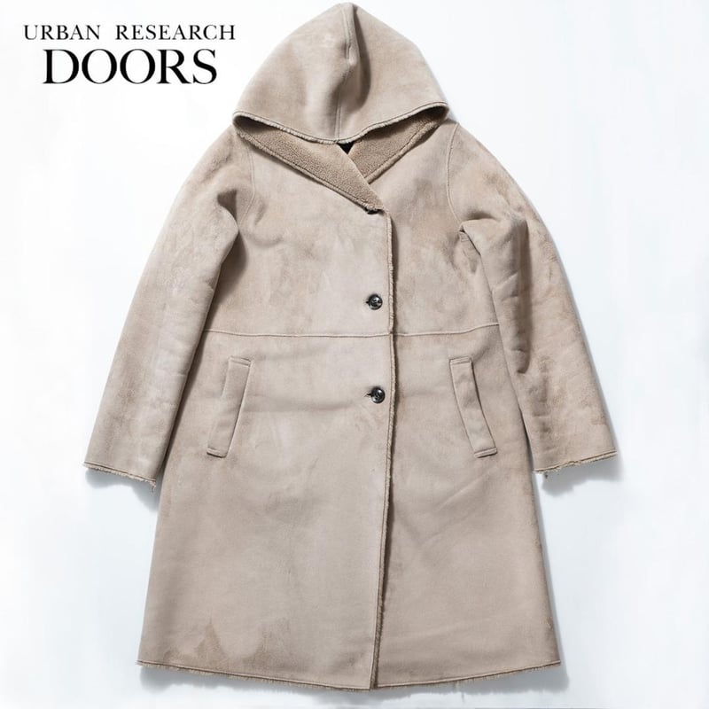 レディース】URBAN RESEARCH DOORS フェイクムートンコート ONE レディース】URBAN RESEARCH DOORS フェイクムートンコート ONE