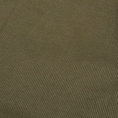 サーマル ワッフル ヘンリーネック ロンT/Khaki(4color)
