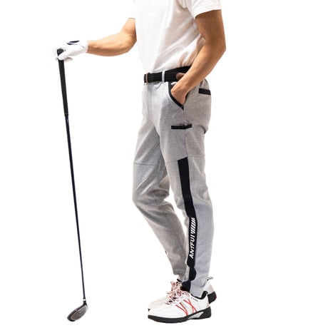 4way ストレッチ ジョガーパンツ ゴルフパンツ Gray(3color)