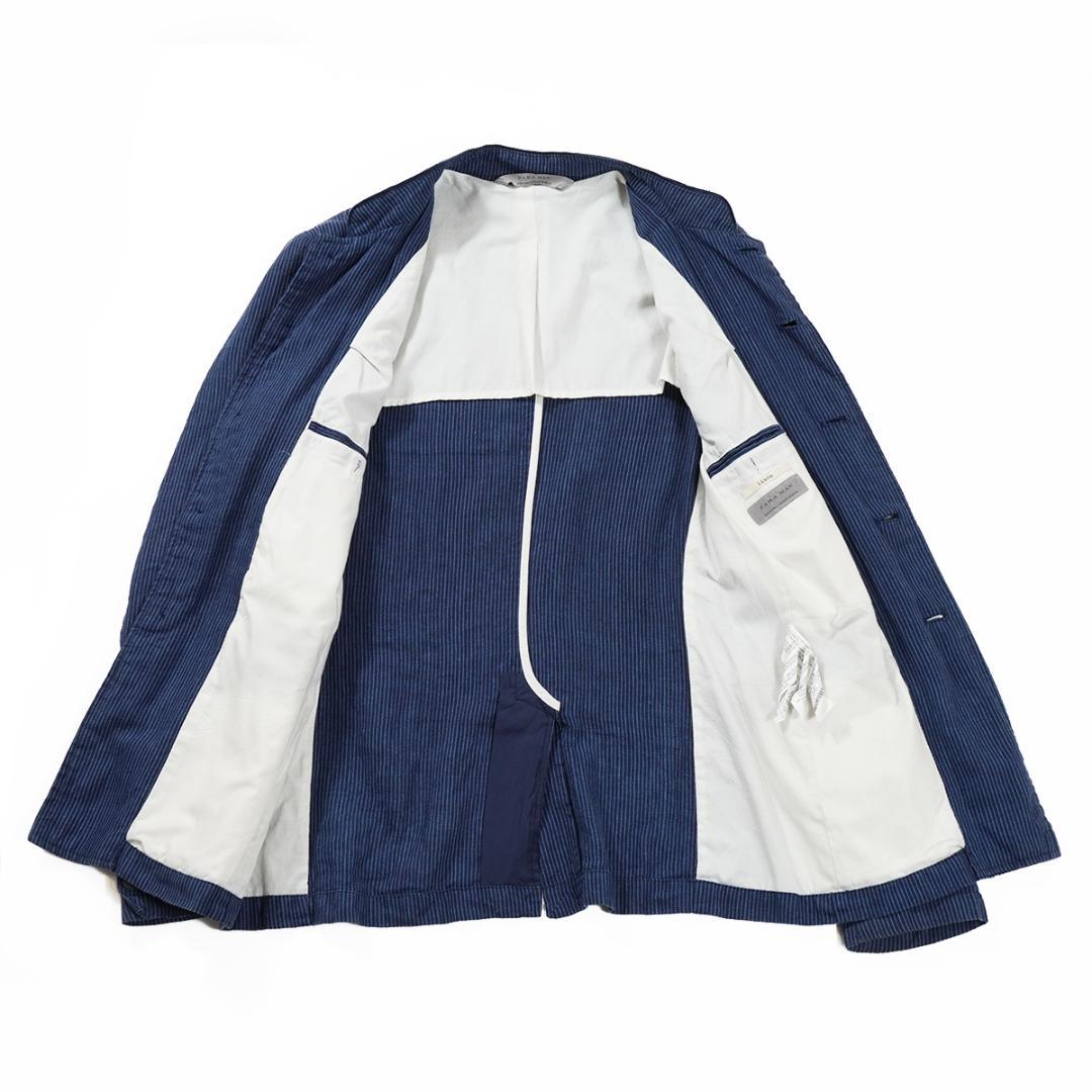 ZARA MAN マオカラー テーラード ジャケット 麻ジャケ 46(M) RU ZARA MAN マオカラー テーラード ジャケット 麻ジャケ 46(M) RU