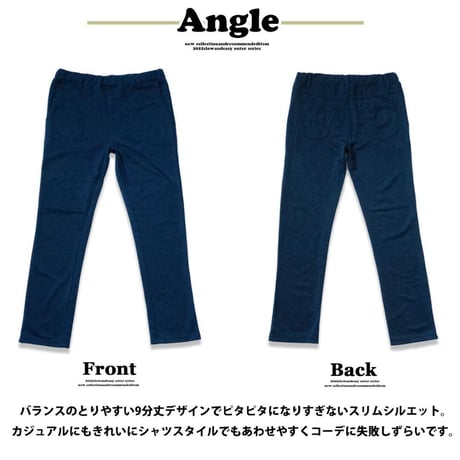 GOLF スウェット 伸縮 パンツ Navy(5color)