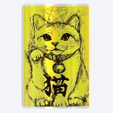 【招き猫の神札】