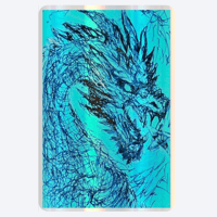 【龍の神札】(青)
