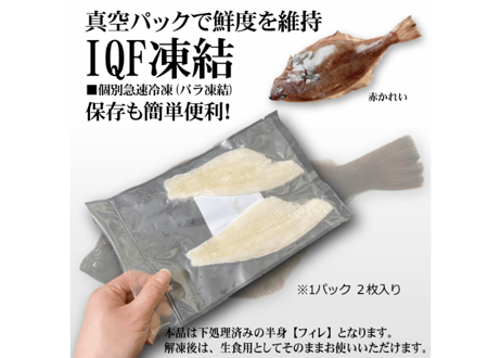 ◆在庫処分SALE品◆おさしみかれい　　　※通常価格1パック　580円