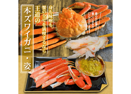 ボイル本ズワイガニ姿　1尾600g前後(大サイズ)