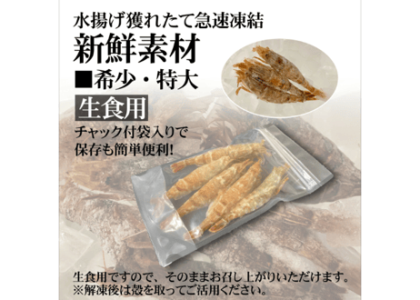 モサエビ  (特大)【生食用】※別名：がす海老
