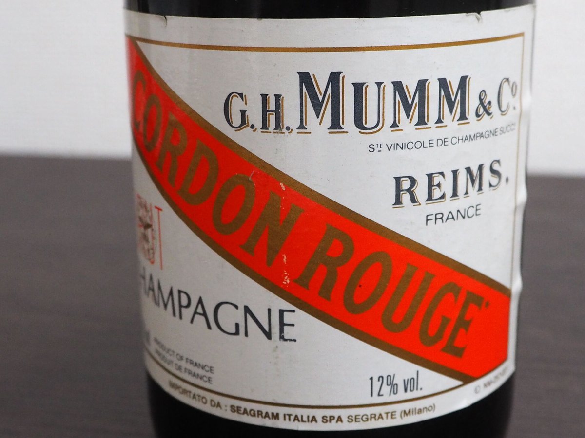 GHマム コルドン・ルージュ NV1970~1980年代デゴルジュマンG.H. Mumm Cordon Rouge Old. Deg