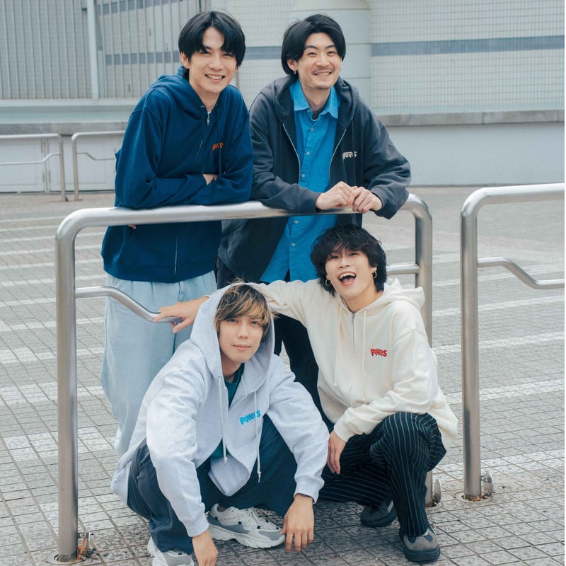 ロゴ刺繍ジップパーカー(Navy) | Noisy EC SHOP