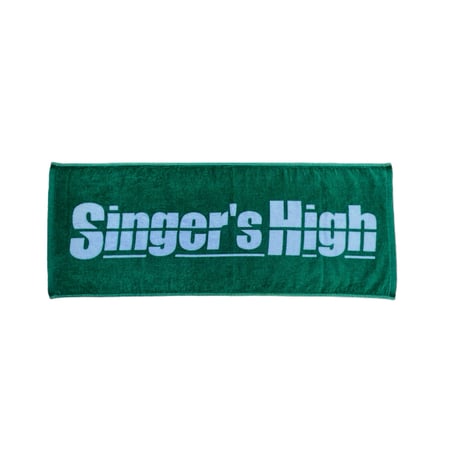 シンガーズハイ　タオル　青 シンガーズハイ Singer's High タオル 青 - メルカリ