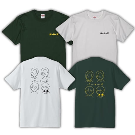 FACE T SHIRT(GREEN)