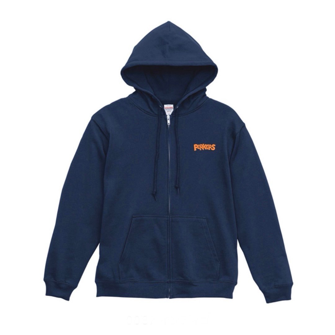 ロゴ刺繍ジップパーカー(Navy) | Noisy EC SHOP