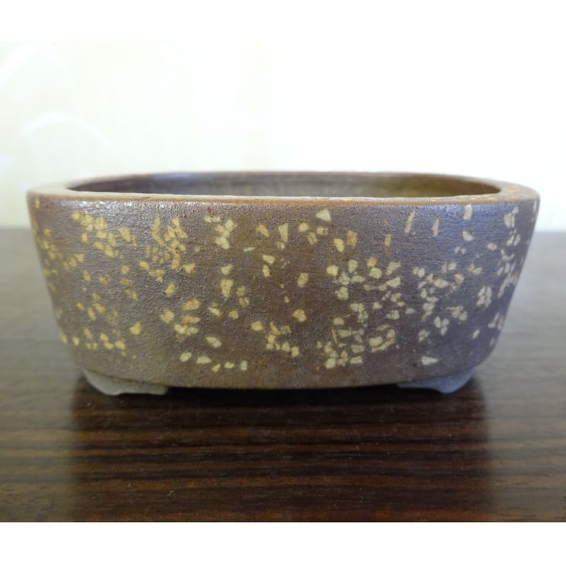 盆栽鉢　時代盆栽鉢部銭号長方鉢美しい紅色梨皮 盆栽鉢 時代盆栽鉢部銭号長方鉢美しい紅色梨皮 組み