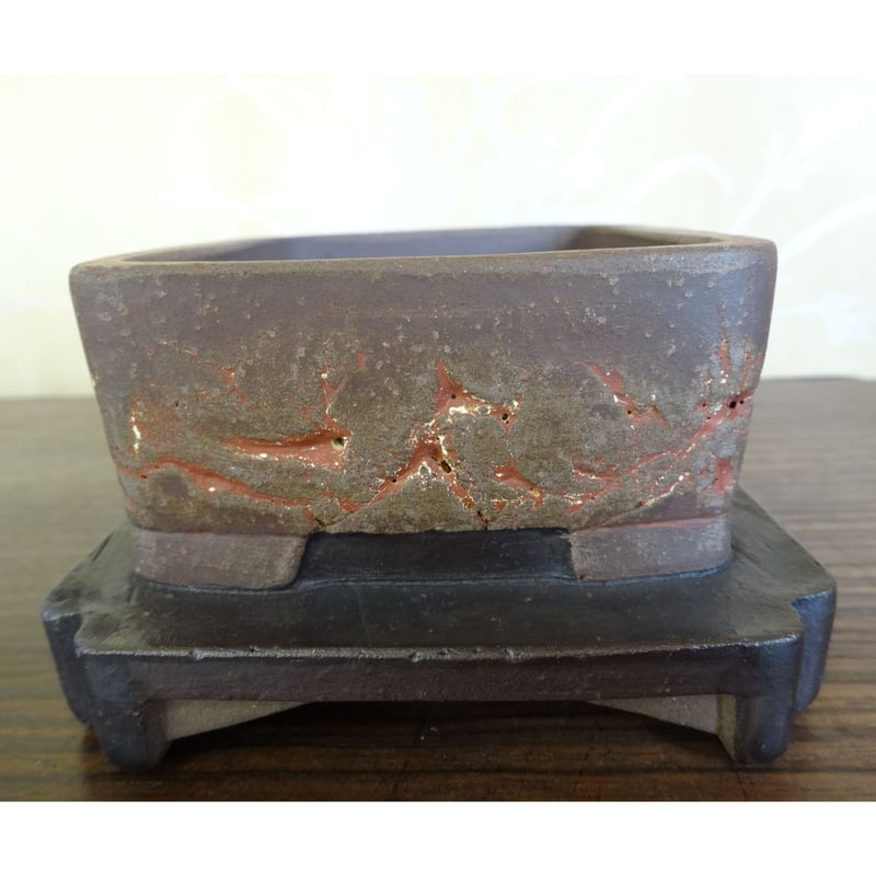 三つ脚緑の古い盆栽鉢「春翠」 三つ脚緑の古い盆栽鉢「春翠」 【公式通販】