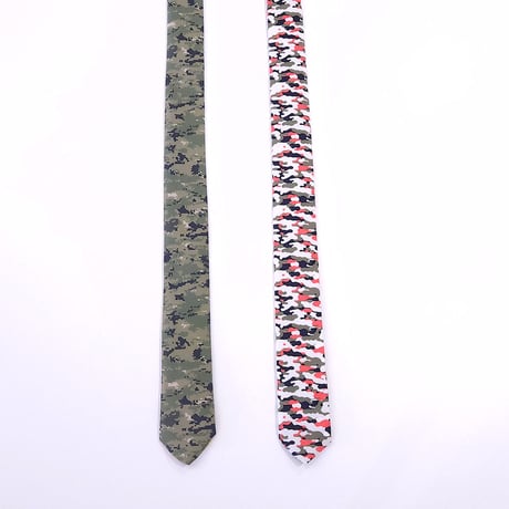2Way ナローネクタイ〔細み〕　CAMO〔NEW〕
