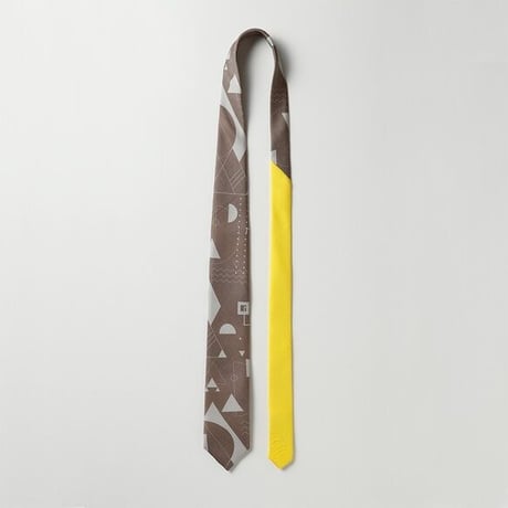 デザインネクタイ WHITE HIEROGLYPH