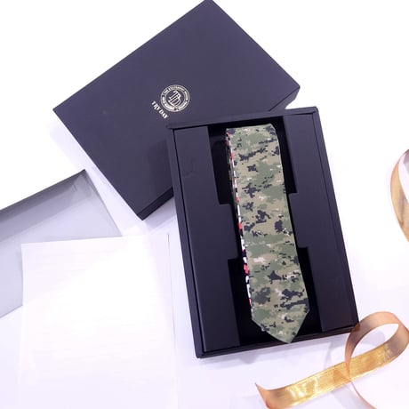 2Way ナローネクタイ〔細み〕　CAMO〔NEW〕