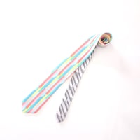 NEW：デザインネクタイ　PASTEL STRIPE