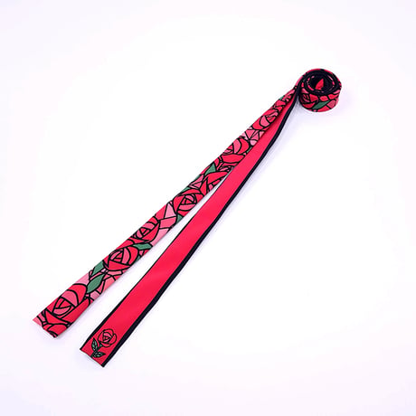 2Way スクエアネクタイ　ROSE
