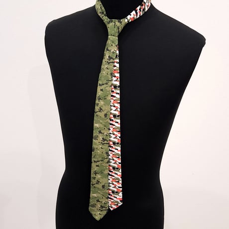 2Way ナローネクタイ〔細み〕　CAMO〔NEW〕