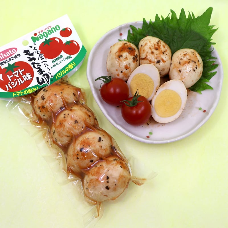 いちど食べたらもうたま卵トマトバジル味 4本セット | TAMARAN-SHOP